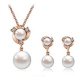 Bridal Jewelry Sets stainless steel necklaces and earrings drop earrings jewelry suit