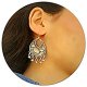 The elegant silver teardrop retro vintage boho long statement the only large drape-style earrings