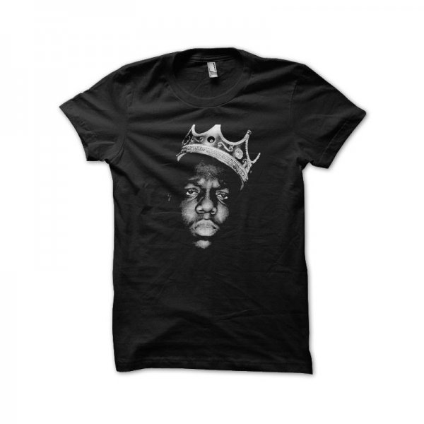 Large frame black T-shirt crown