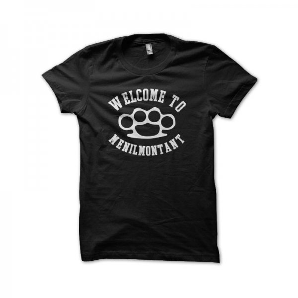 Welcome Menilmontant black T-shirt